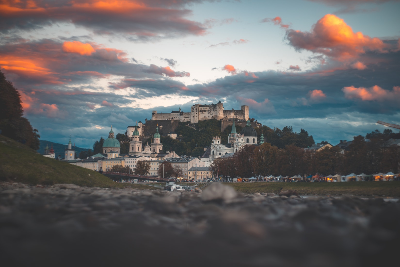 Ein Bild von der Salzburger Festung